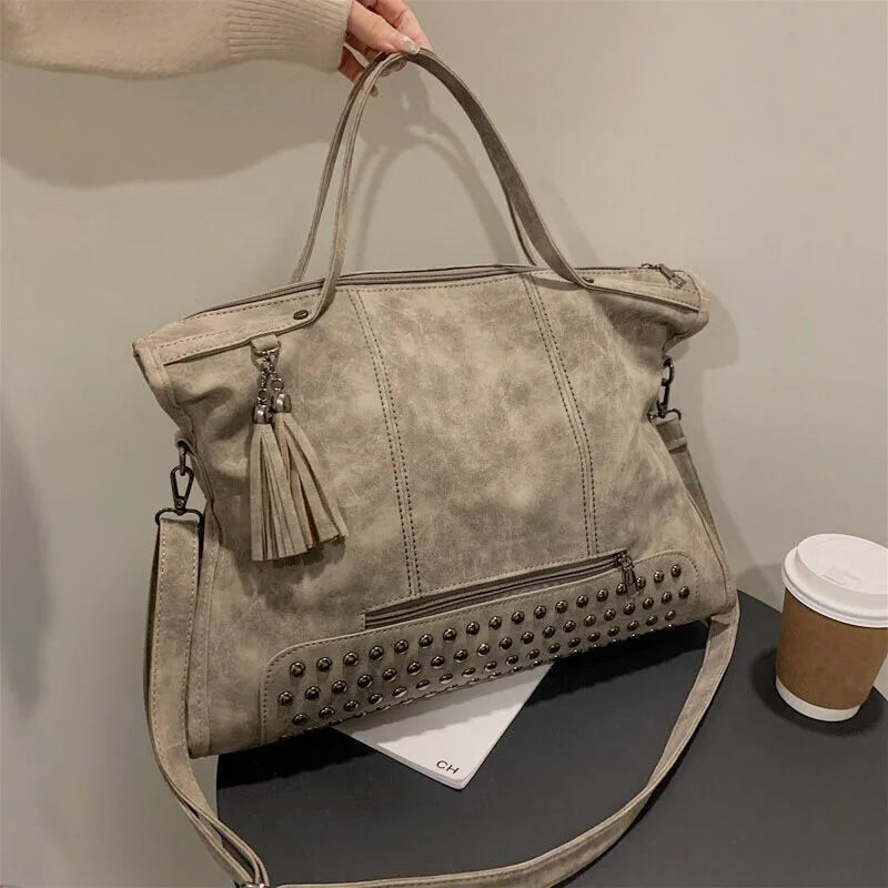 Aurea - Sac à main Cours en Cuir Chic et Spacieux