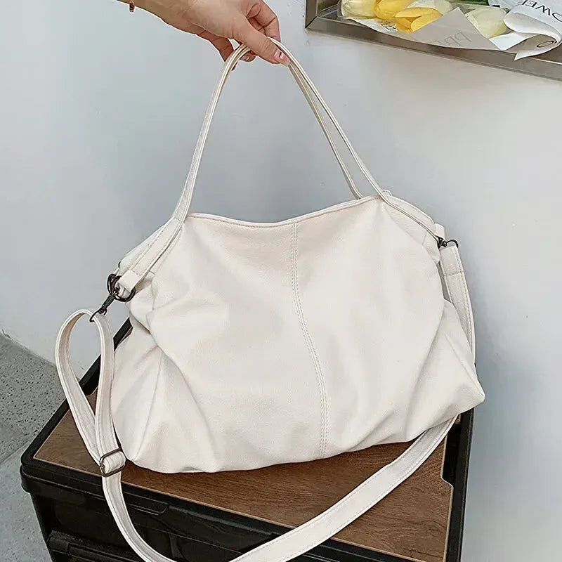 Elina - Grand sac à main Cours en cuir souple