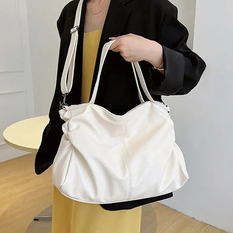 Elina - Grand sac à main Cours en cuir souple