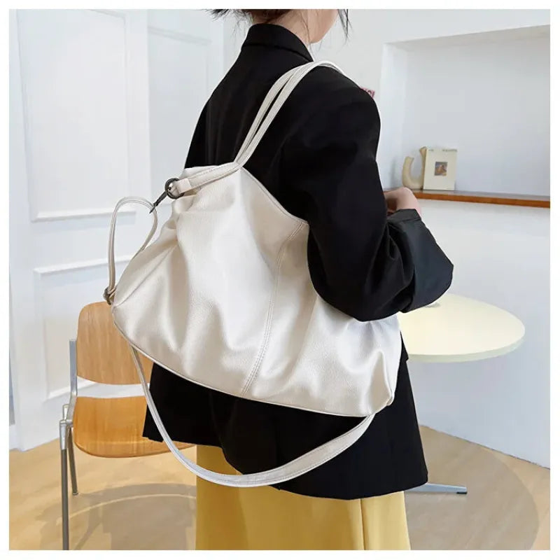 Elina - Grand sac à main Cours en cuir souple