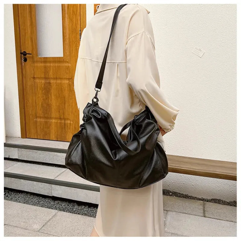 Elina - Grand sac à main Cours en cuir souple