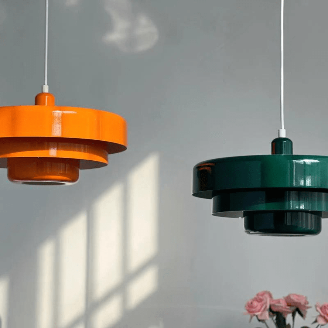 LUMÉRIA – Suspension Vintage LED | Verre & Métal | 2700K | Ø35 cm | Élégance Intemporelle