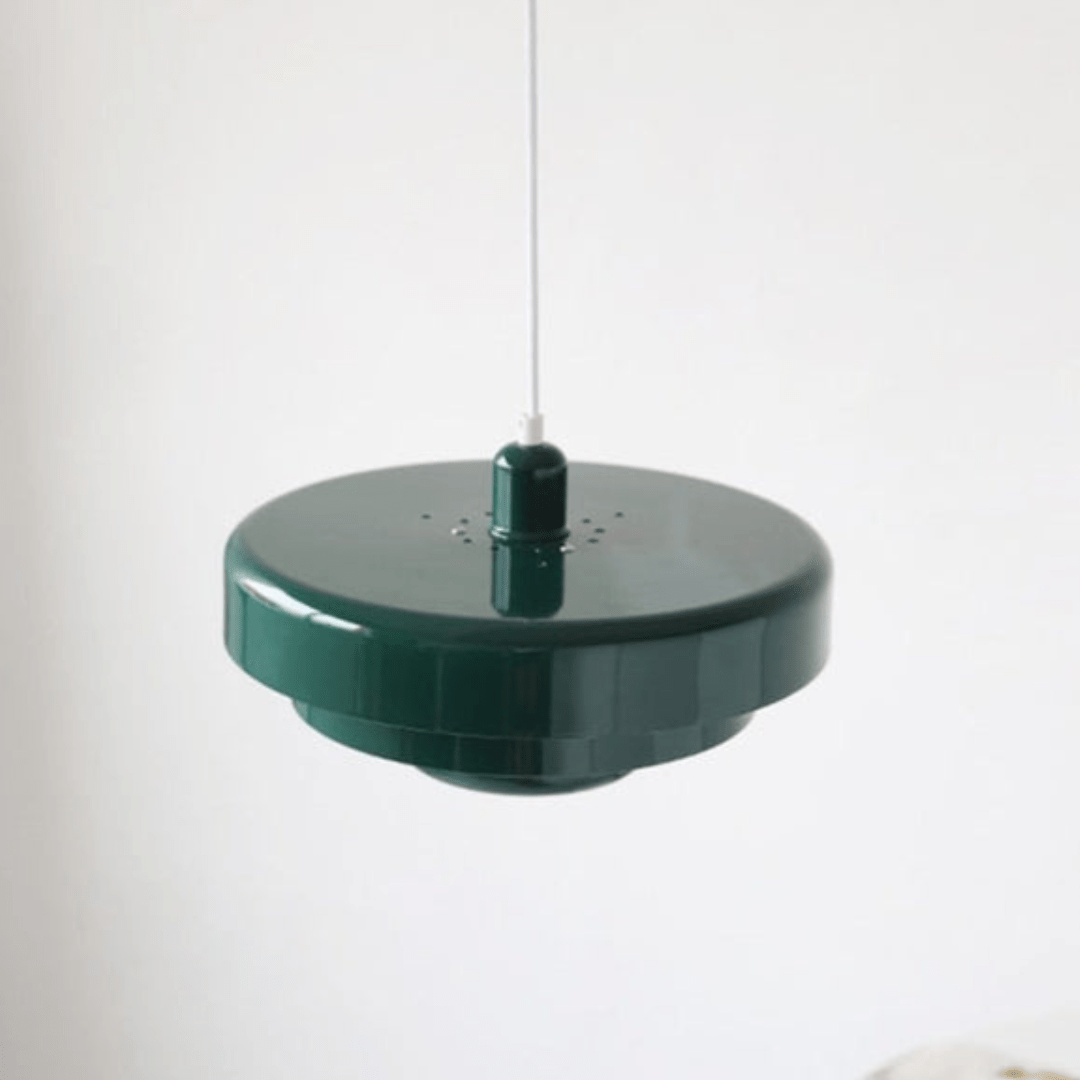 LUMÉRIA – Suspension Vintage LED | Verre & Métal | 2700K | Ø35 cm | Élégance Intemporelle