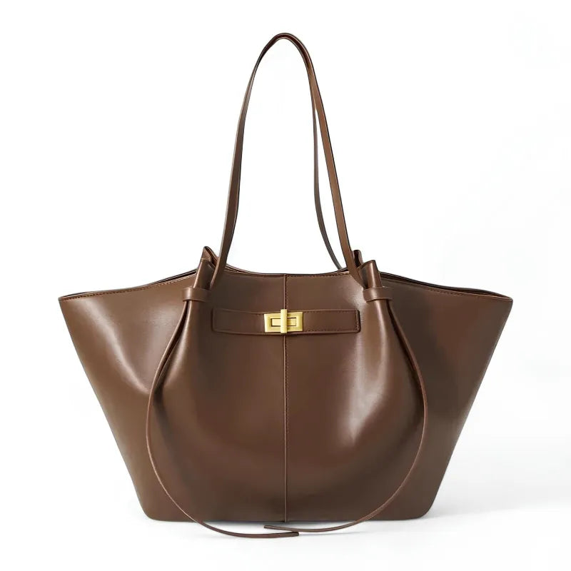 LYRA - Sac à Main Cours en Cuir Élégant Grande Capacité
