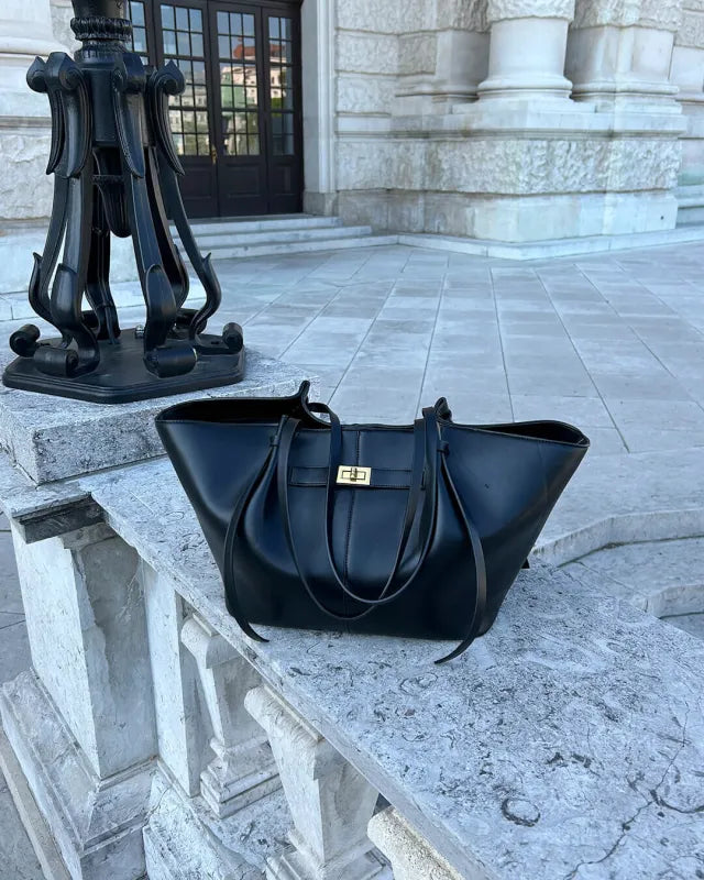 LYRA - Sac à Main Cours en Cuir Élégant Grande Capacité