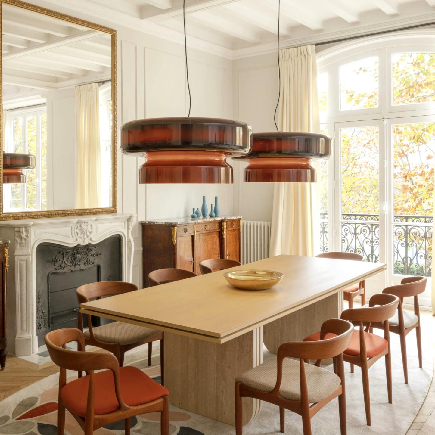Glarefusion Creative Stained Glass Ceiling Light