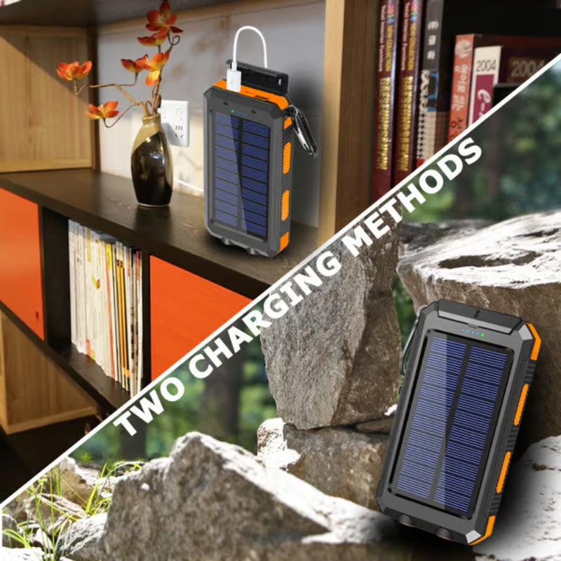 Batterie - Chargeur à panneau solaire – Faire le plein d'énergie durable et mobile
