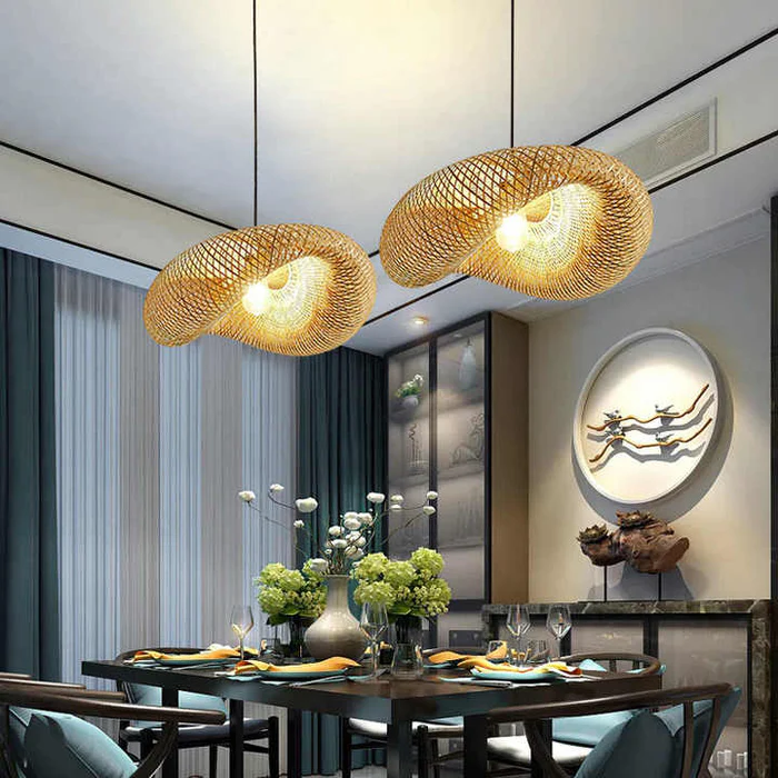 Modern Bamboo Pendant Lamp