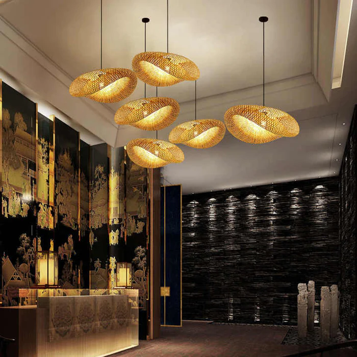Modern Bamboo Pendant Lamp