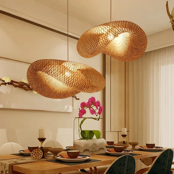 Modern Bamboo Pendant Lamp