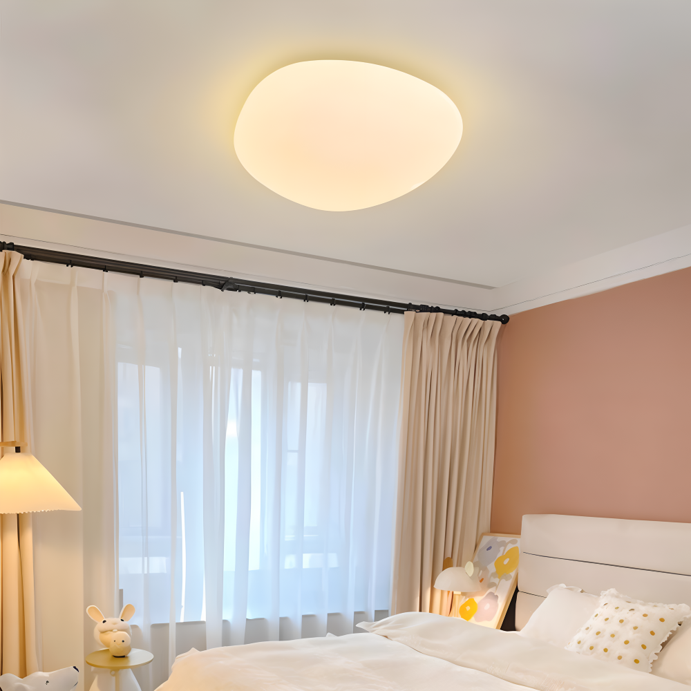 Cobble Taklampa - Stilren småsten taklampa med integrerad LED