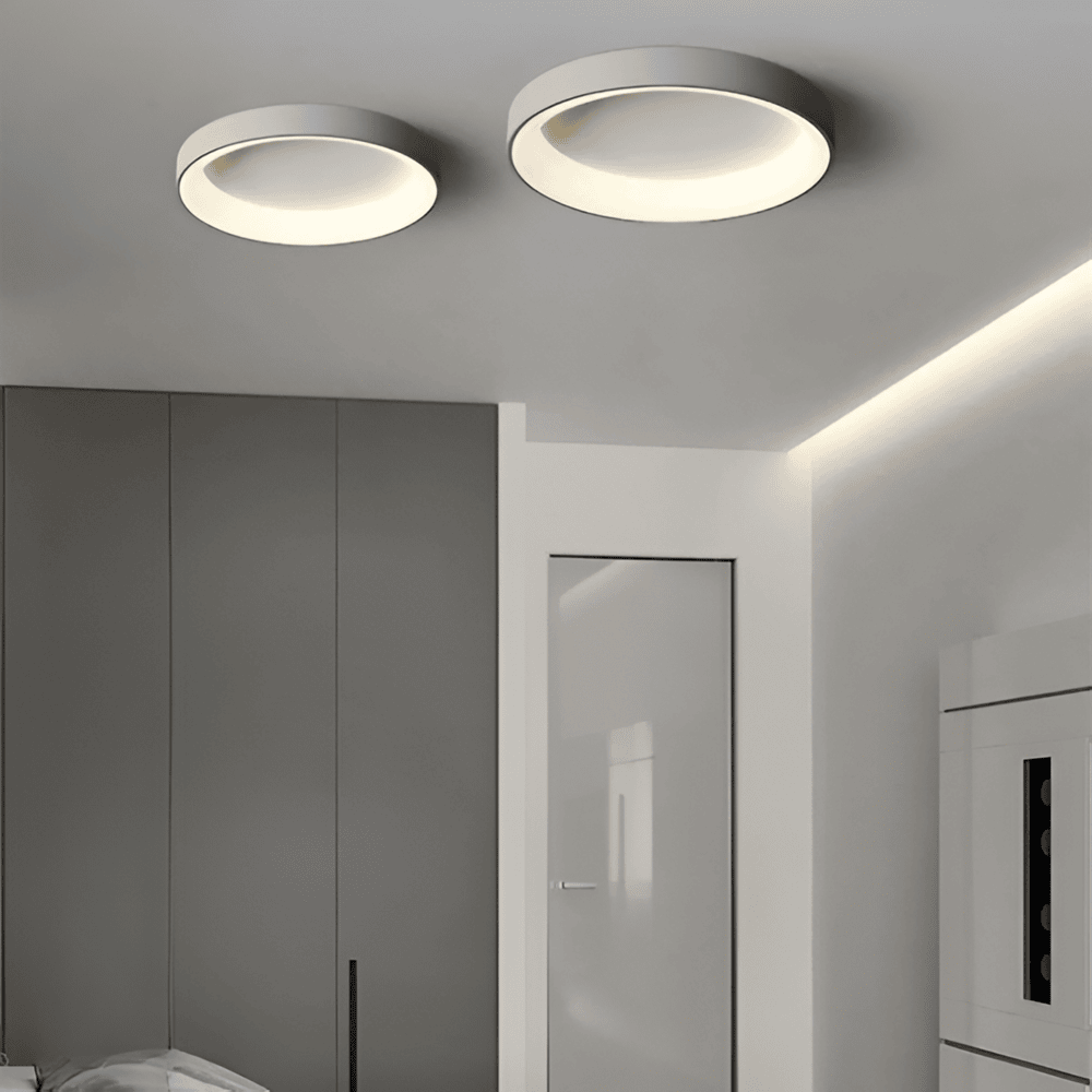 Halo Shine - Rund LED-Taklampa - Taklampa för Utanpåliggande Montering