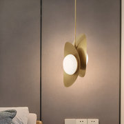 Luxe Pearle Pendellampa - Lyxig Perlgaslampa Metall Hänglampa