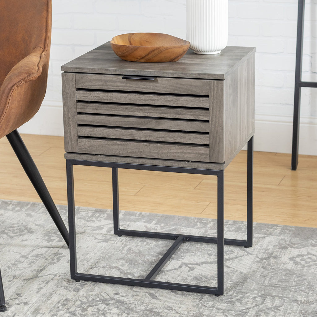 Michael Slat Door Nightstand