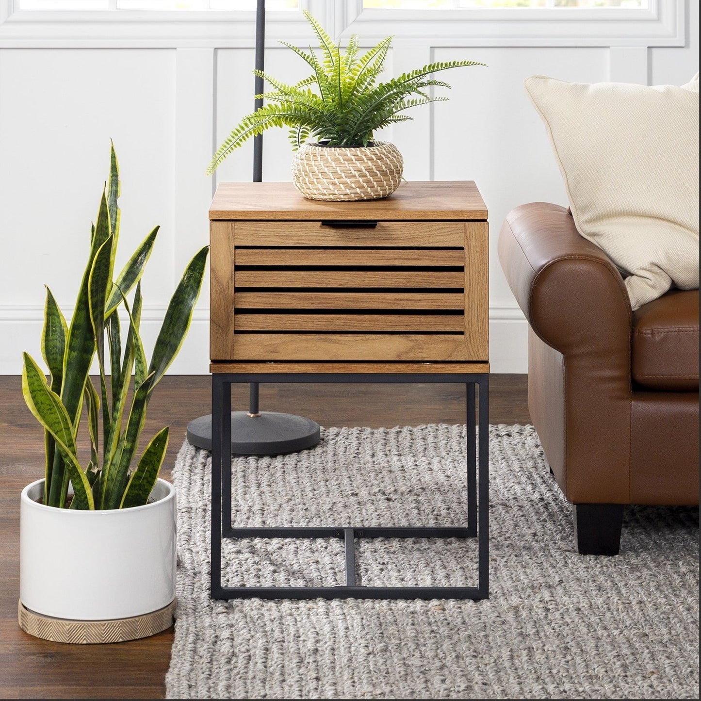 Michael Slat Door Nightstand
