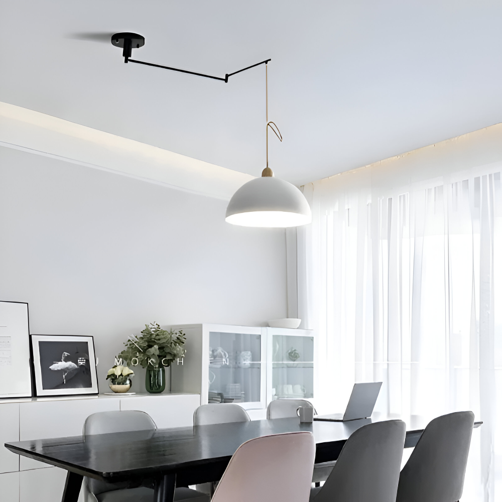 ModerLite Pendellampa - Justerbar Järn Kuppel Hänglampa