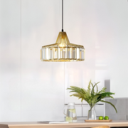 Nordic Crystal Pendellampa – Elegant Taklampa – Modern LED Hänglampa