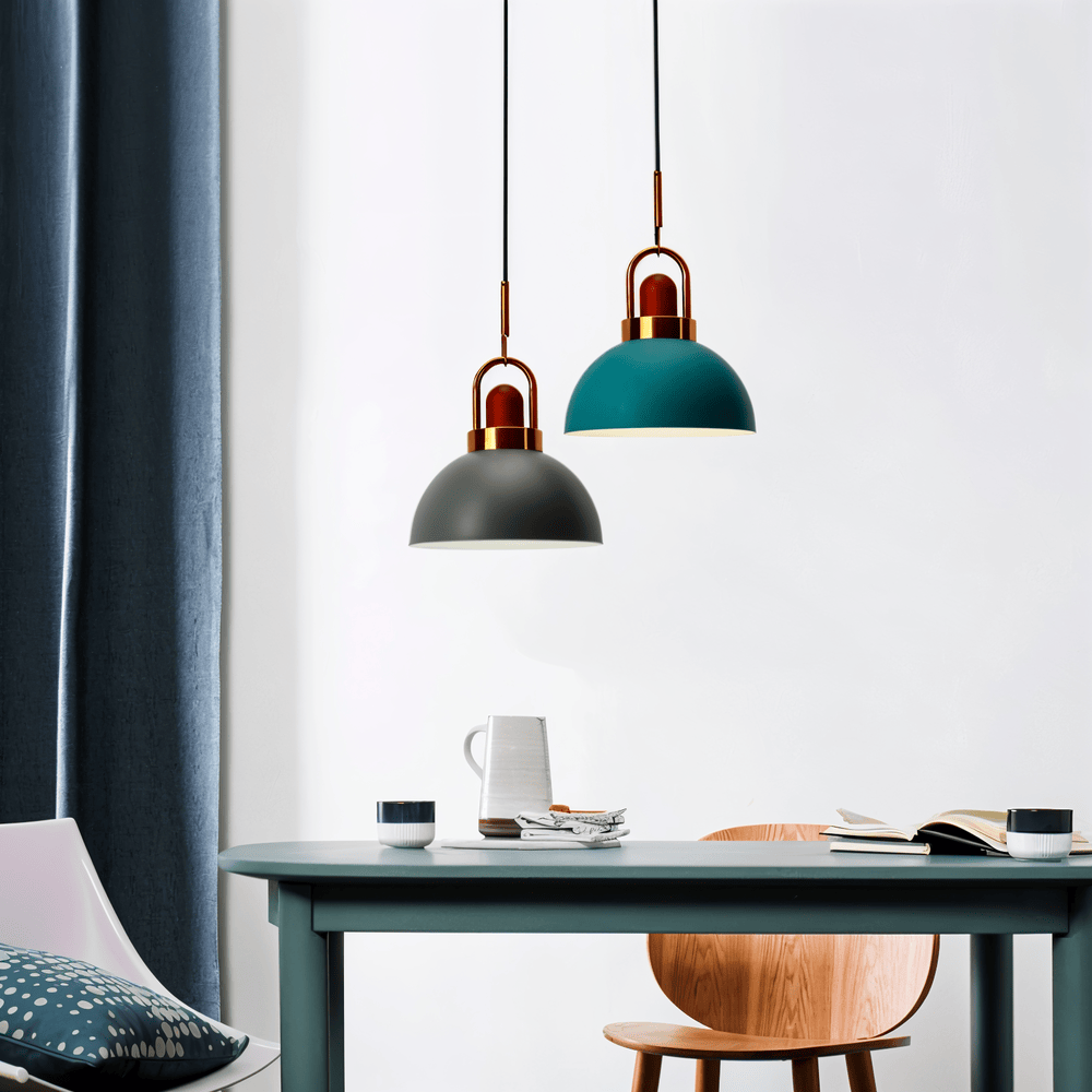 Nordiska taklampor – Macaron LED-pendellampa i metall