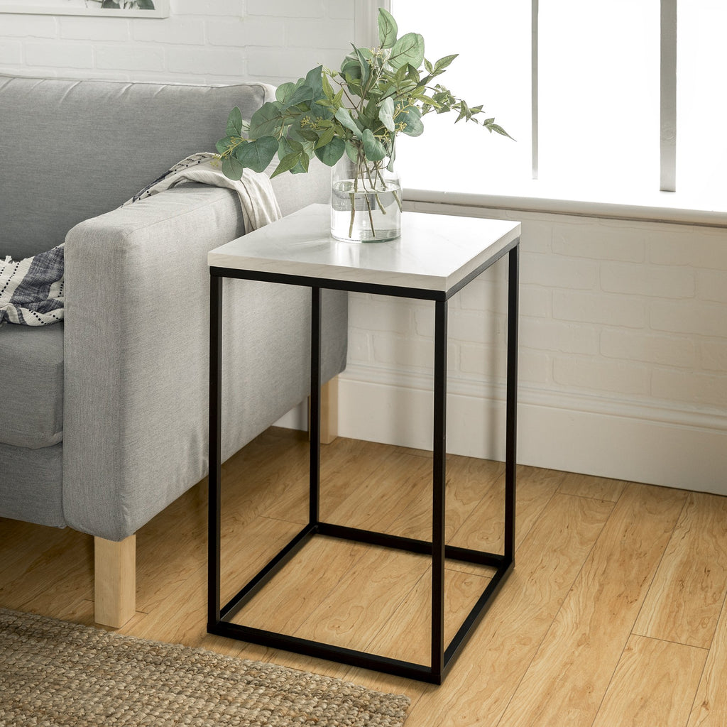 Square side table
