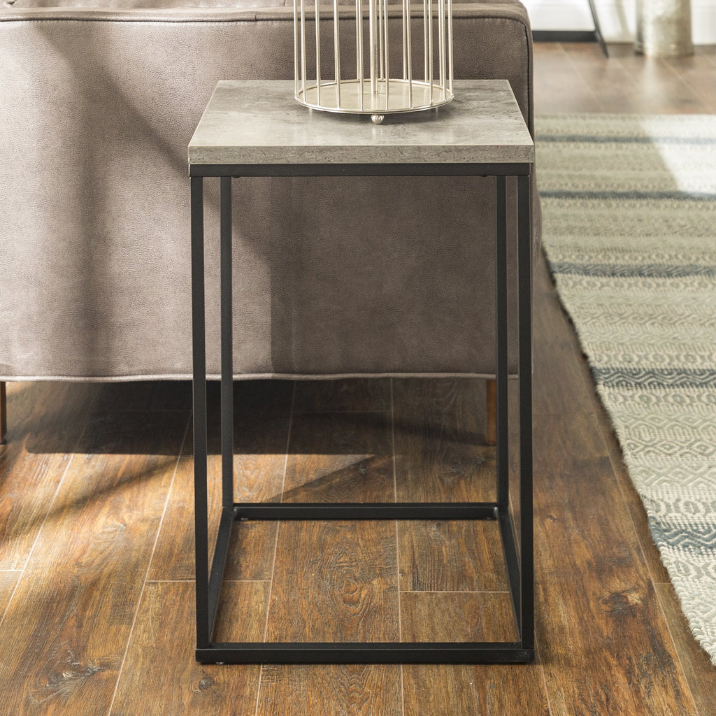 Square side table