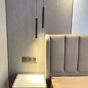 Samtida Nordic Dubbelhuvud LED Pendellampa - 2m Hängande Cylinder Hänglampa för Matsalsdekoration