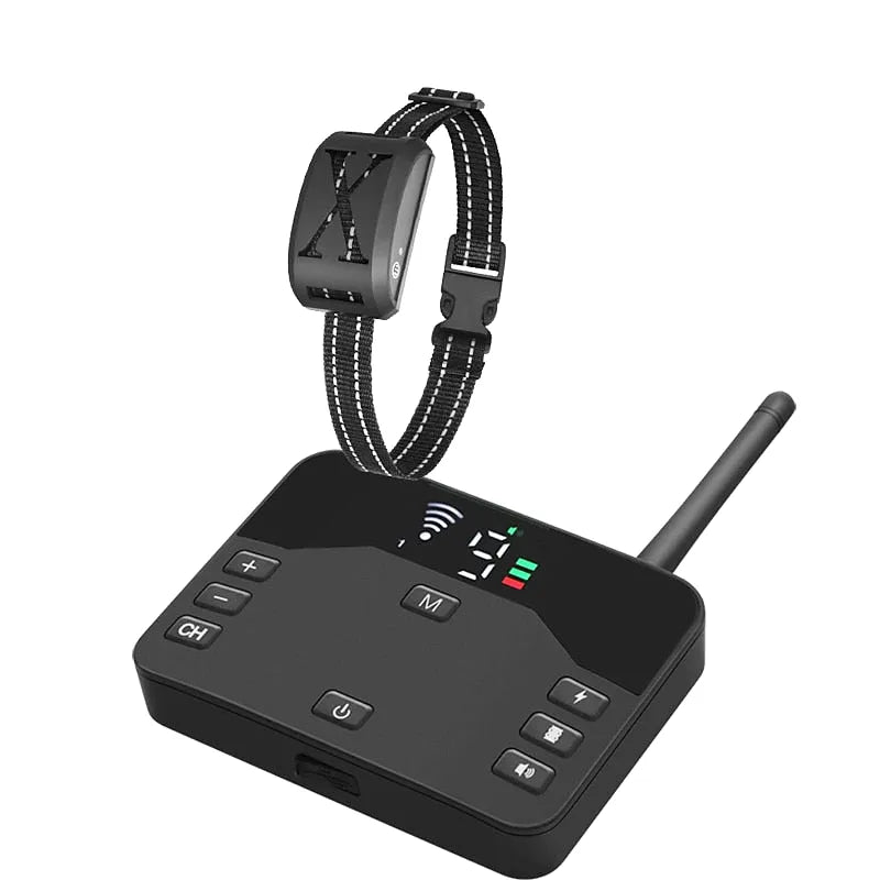 Collier anti fugue pour chiens avec portée réglable pour un entraînement en toute sécurité