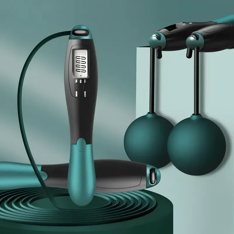 corde a sauter intelligente vert