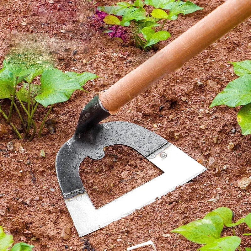 Houe creuse en acier trempé