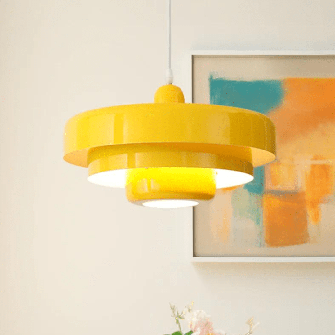 LUMÉRIA – Suspension Vintage LED | Verre & Métal | 2700K | Ø35 cm | Élégance Intemporelle
