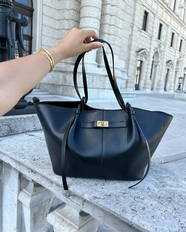 LYRA - Sac à Main Cours en Cuir Élégant Grande Capacité
