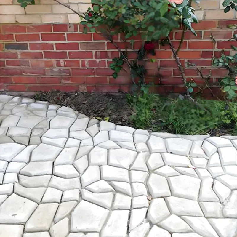 Moule à pavé pour chemin de jardin facile à réaliser