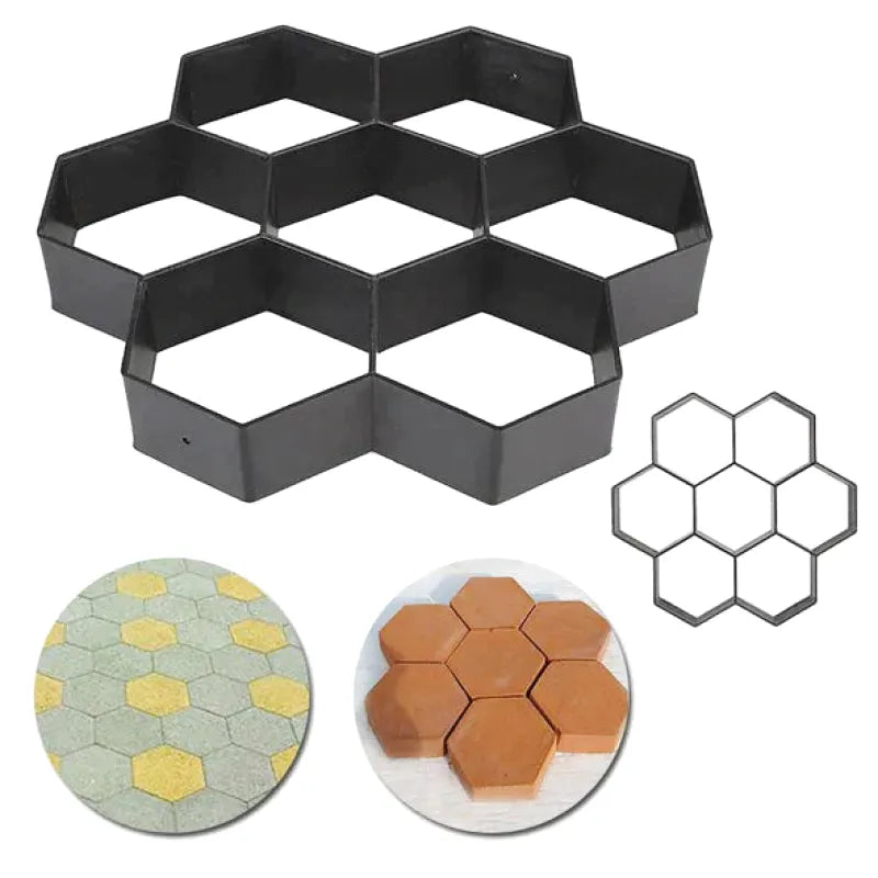 Moule à pavé pour chemin de jardin facile à réaliser
