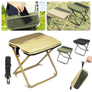 Tabouret pliant portable avec pochette de transport